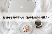 他玩电子游戏否定句（他玩电脑游戏吗英文）